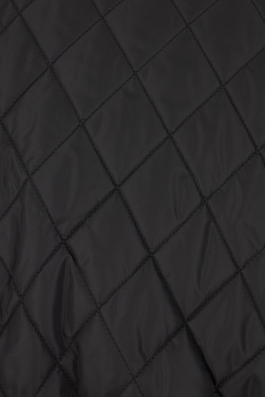 Burberry Black nylon padded jacket Zwart