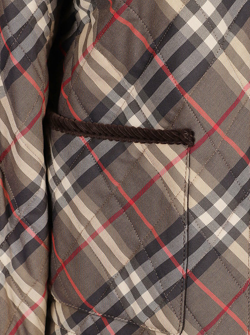 Burberry Plaid Pattern Jacket Roze
