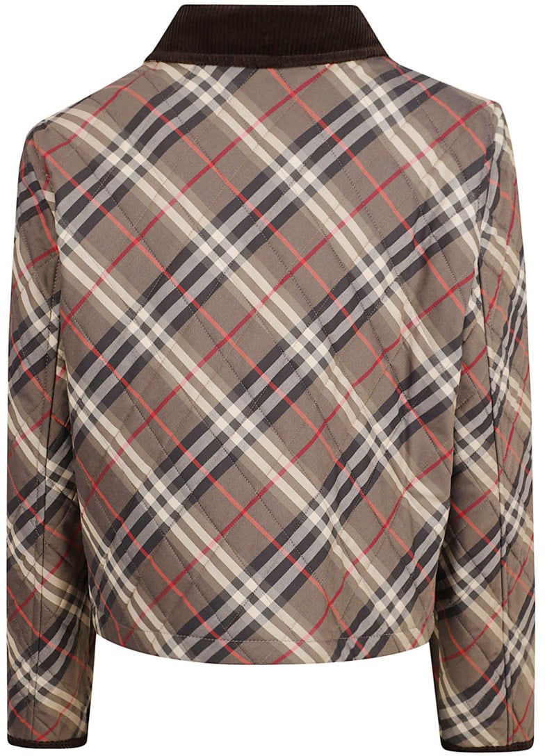 Burberry Plaid Pattern Jacket Roze