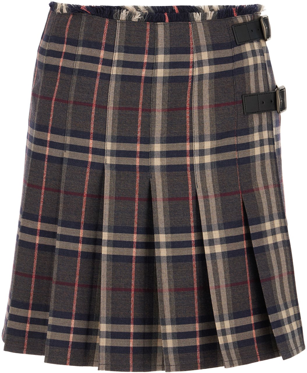 Burberry Burberry Embroidered wool skirt Divers