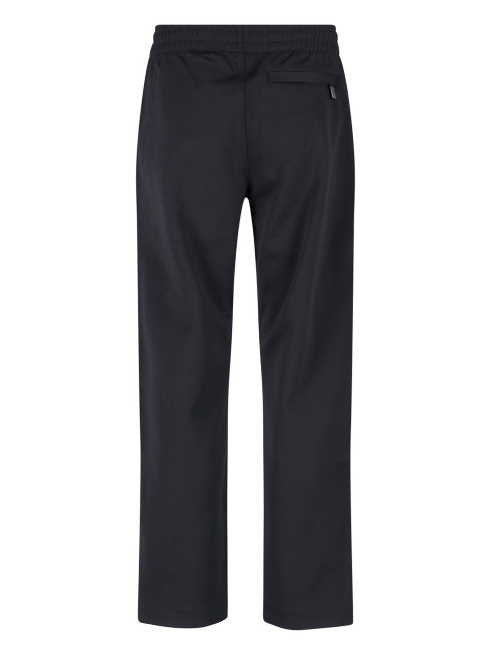 Burberry Black Cotton-Blend Logo Sweatpants Zwart