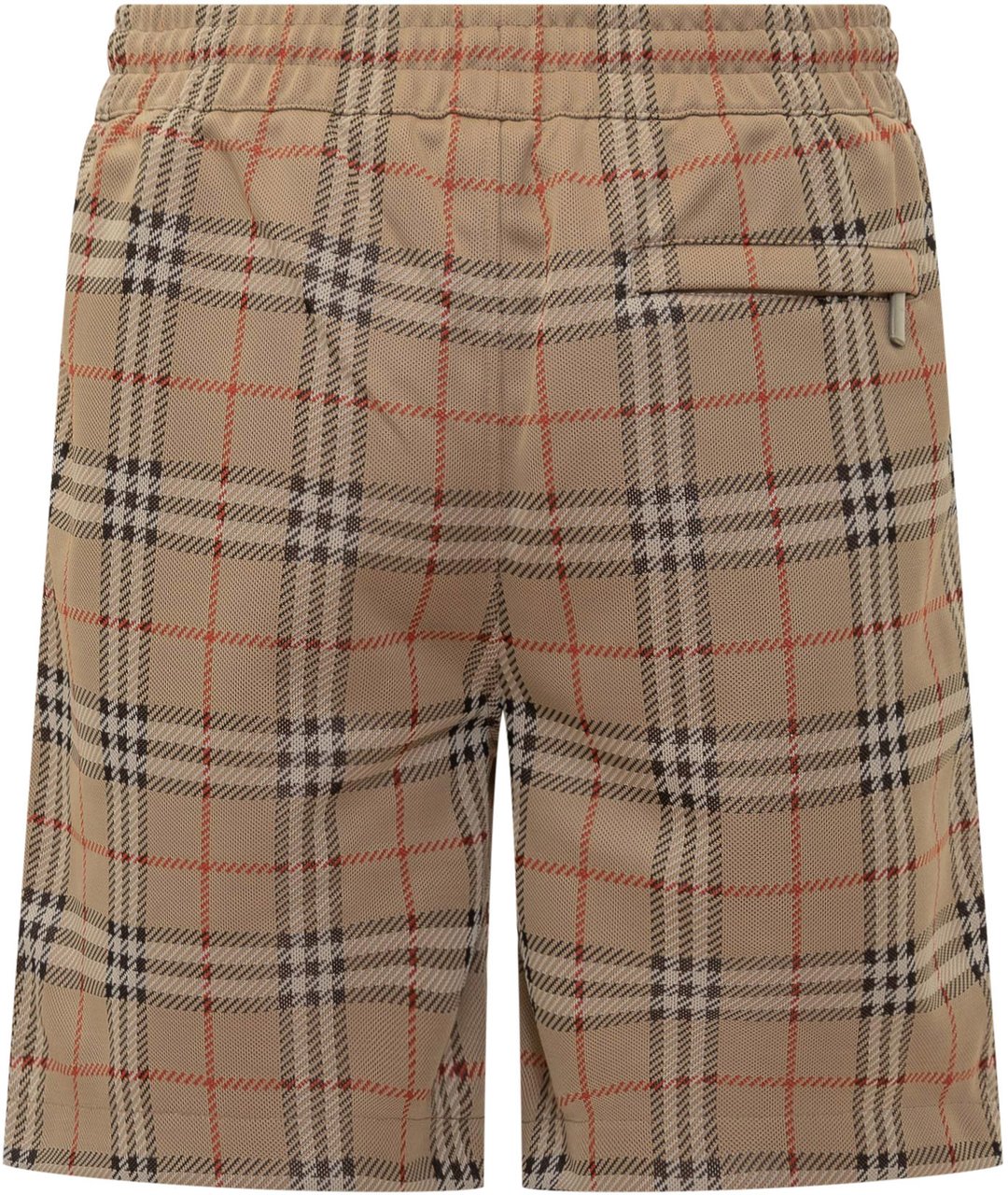 Burberry Burberry Shorts a Quadri Beige Uomo Beige