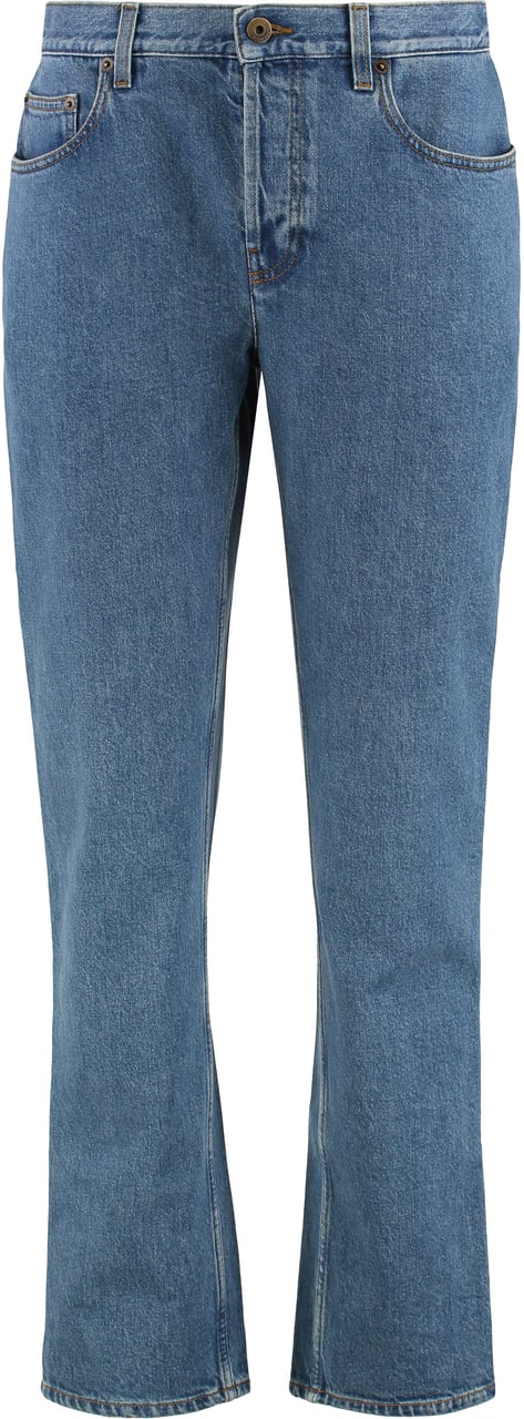 Burberry 5-pocket straight-leg jeans Blauw