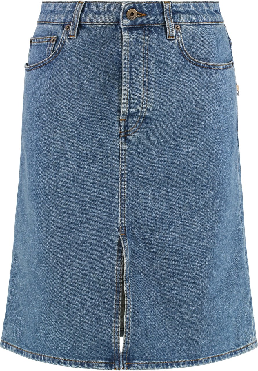 Burberry Denim skirt Blauw