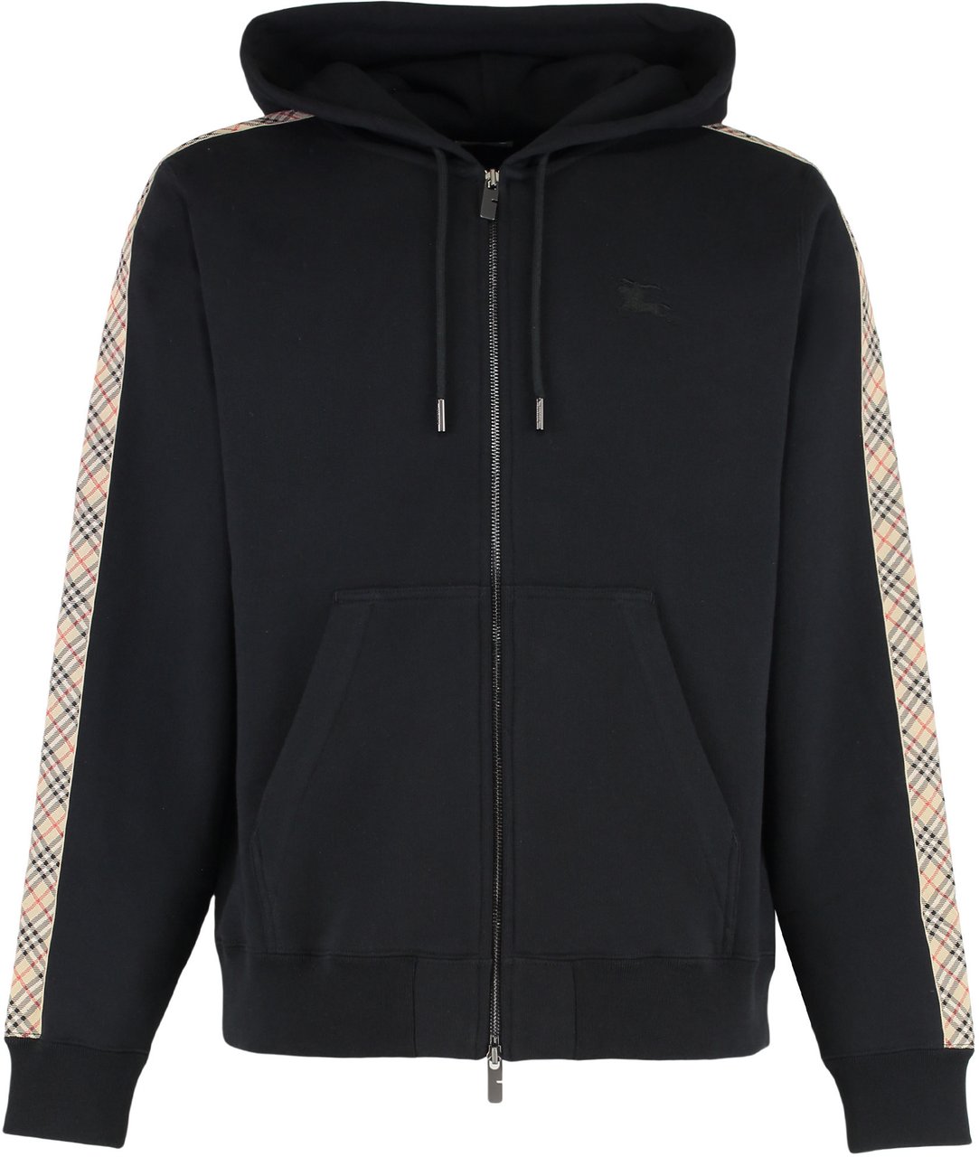 Burberry Full zip hoodie Zwart
