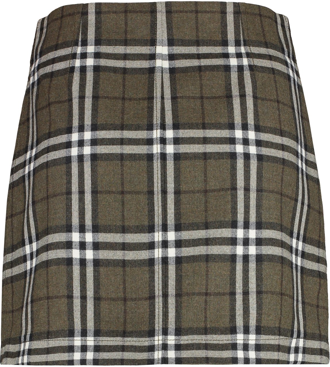 Burberry Wool mini skirt Groen