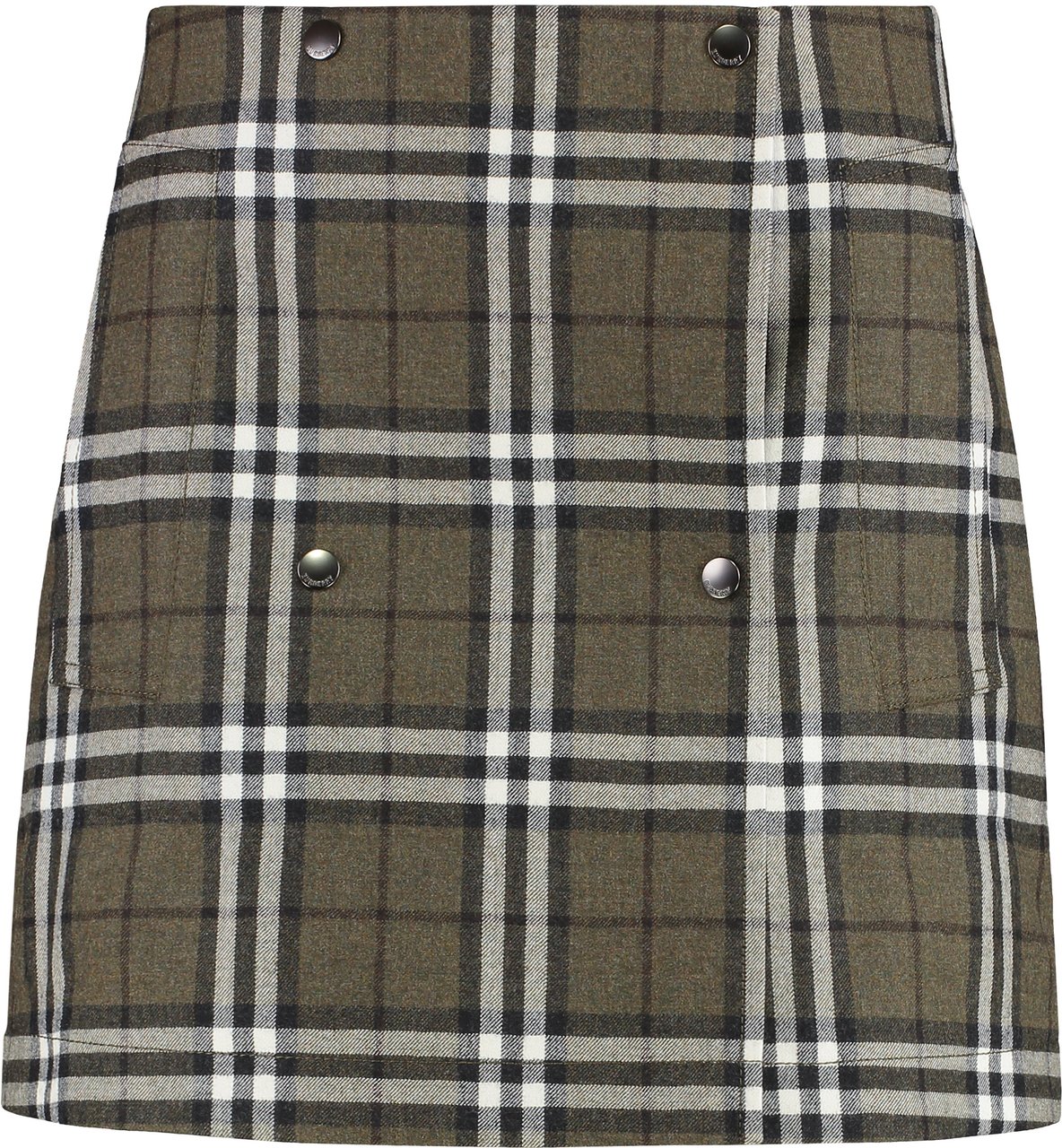 Burberry Wool mini skirt Groen