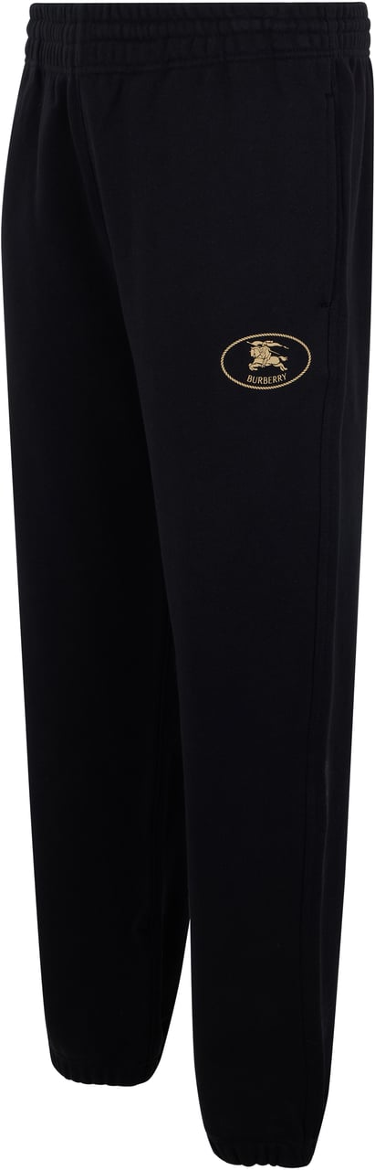 Burberry Sports pants with elastic Zwart