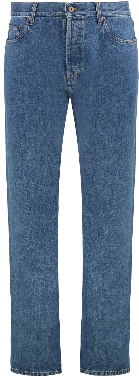 Burberry 5-pocket slim fit jeans Blauw
