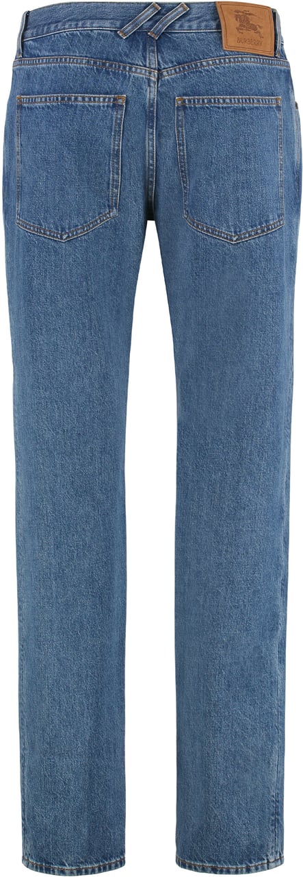 Burberry 5-pocket slim fit jeans Blauw