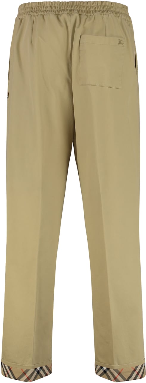 Burberry Cotton trousers Beige