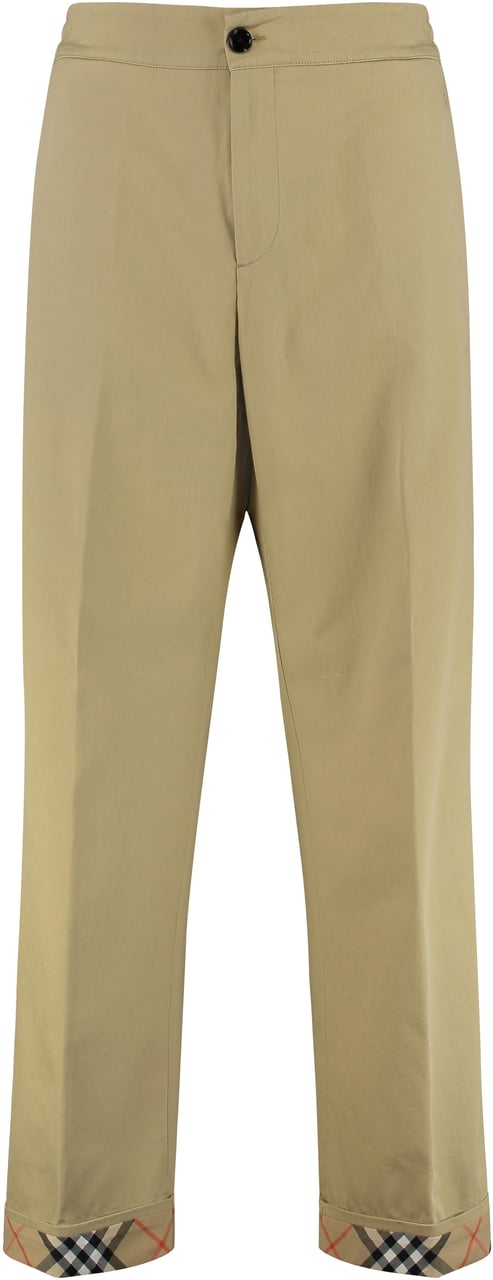 Burberry Cotton trousers Beige