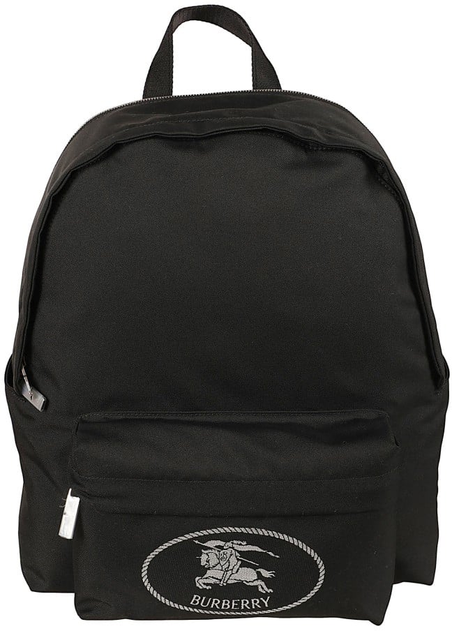 Burberry Coated Nylon Twill Backpack Zwart