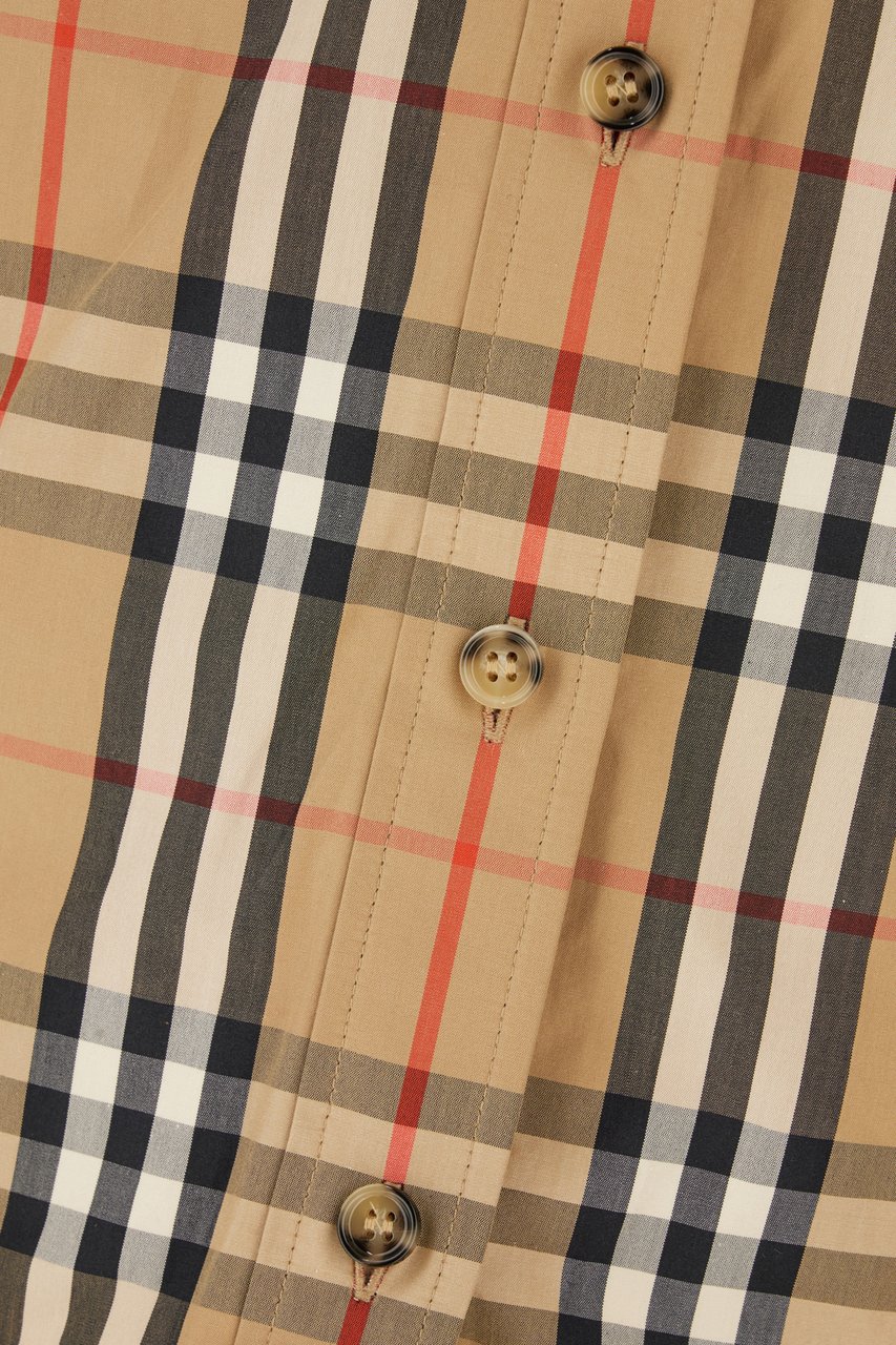 Burberry Burberry Printed poplin shirt Divers