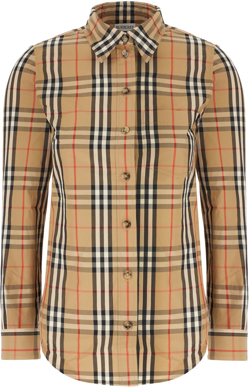 Burberry Burberry Printed poplin shirt Divers