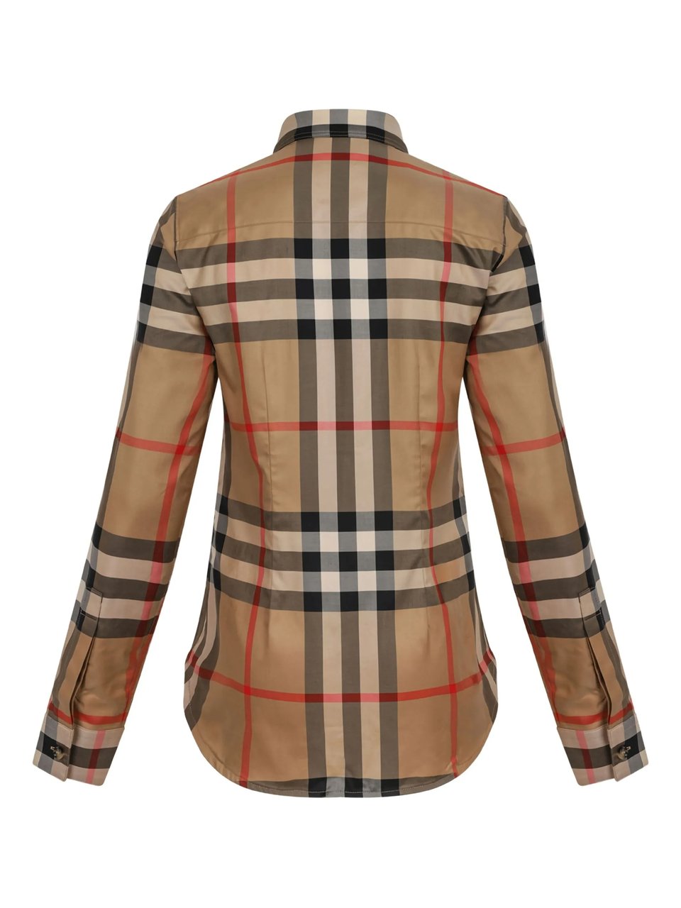 Burberry Classic Button Down Check Pattern Shirt Bruin