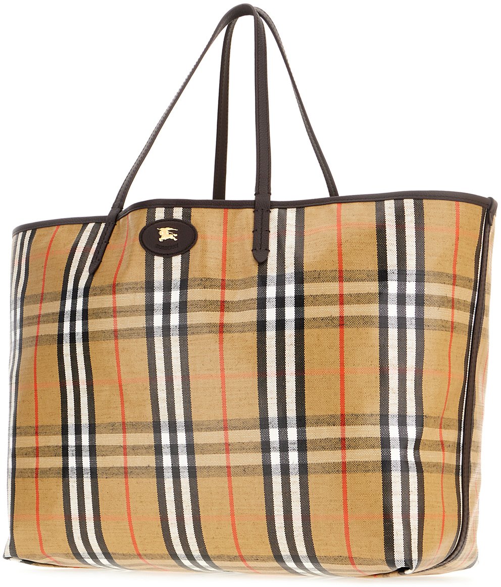 Burberry Burberry Embroidered fabric shopping bag Divers