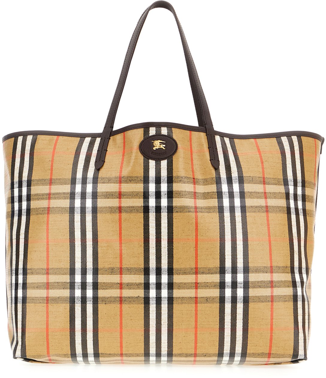 Burberry Burberry Embroidered fabric shopping bag Divers