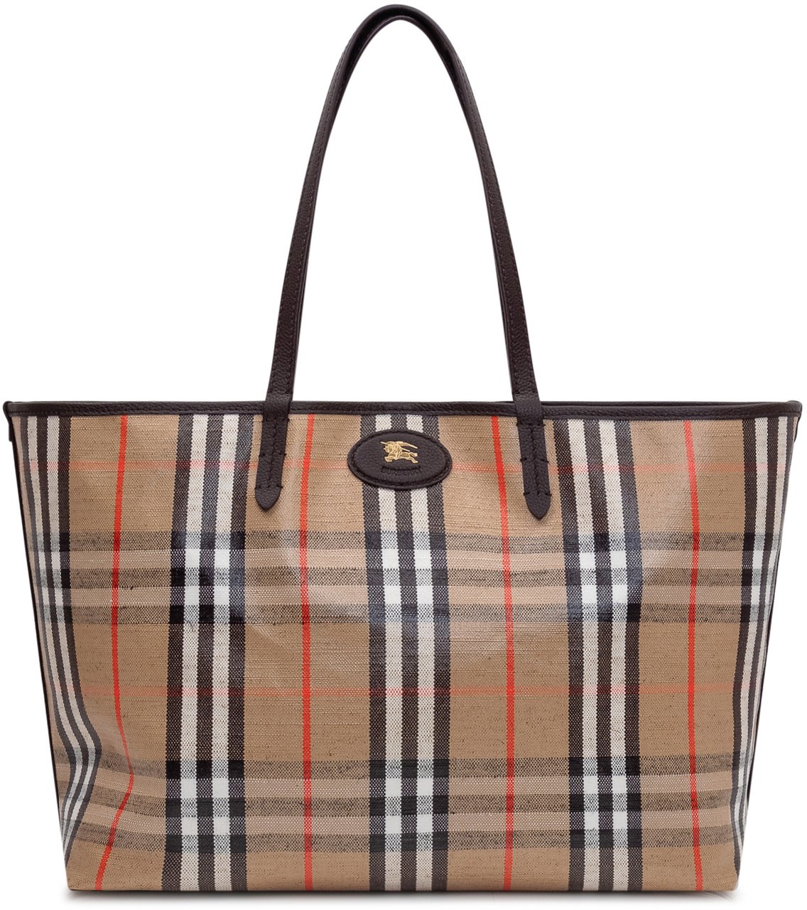 Burberry Borsa Shopping Highlands Medium Beige