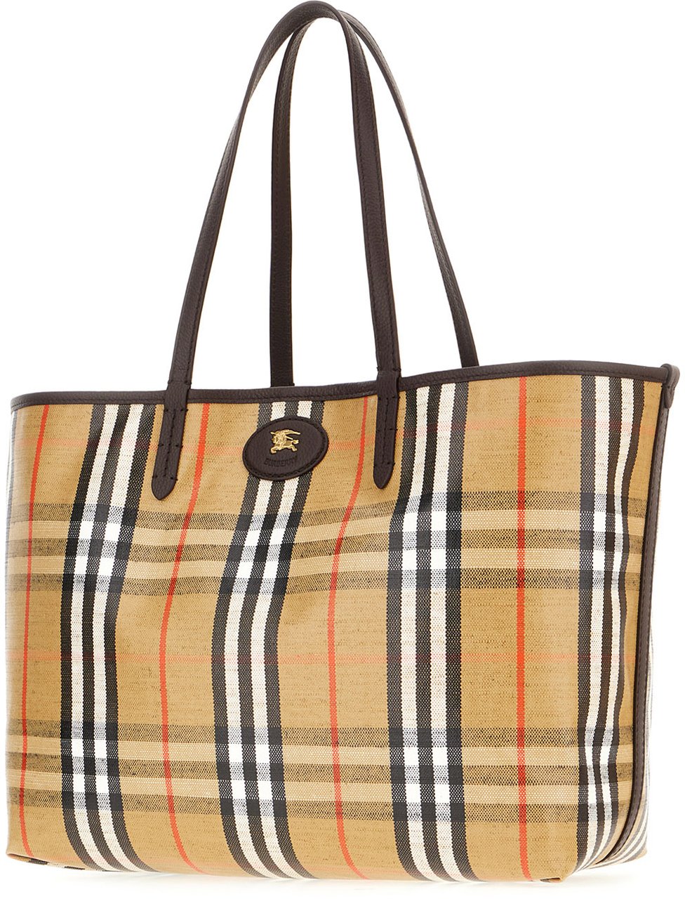 Burberry Burberry Printed canvas shopping bag Divers