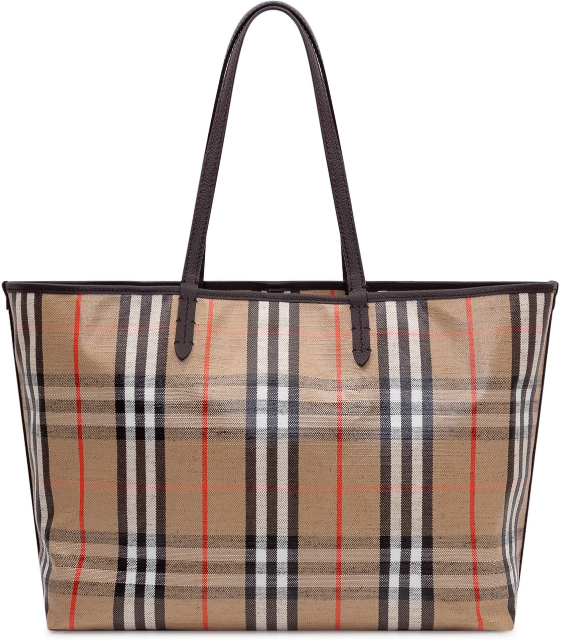 Burberry Borsa Shopping Highlands Medium Beige