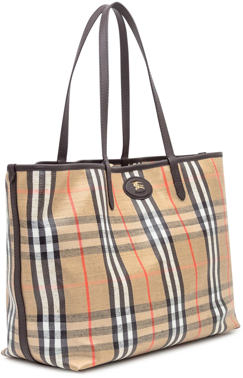 Burberry Borsa Tote a Quadri Burberry Divers