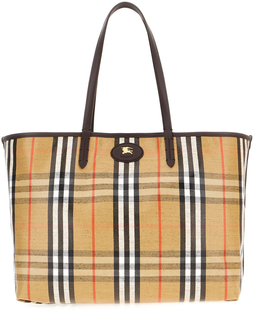Burberry Burberry Printed canvas shopping bag Divers