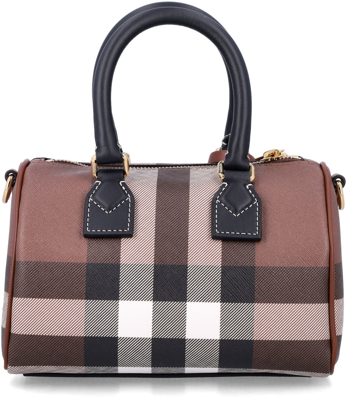 Burberry Ll Mn Bowling Bag Gc9 Dark Birch Brown Bruin