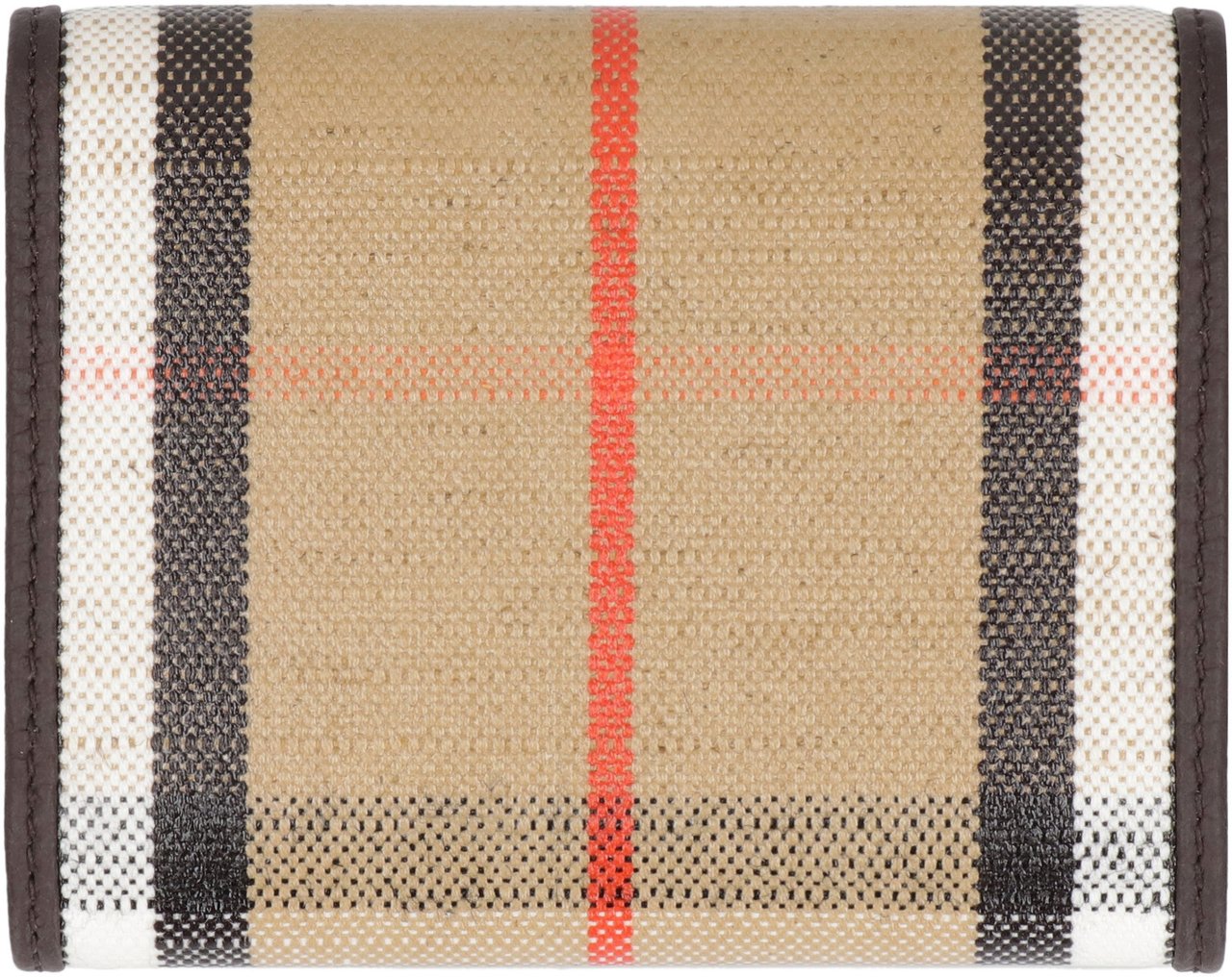 Burberry Highlands Coated canvas wallet Beige