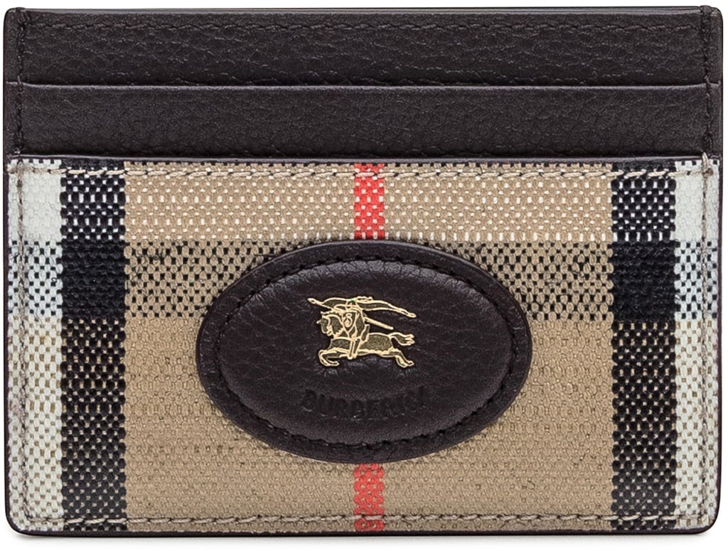 Burberry Burberry Porta Carte Check con Dettaglio Logo Divers