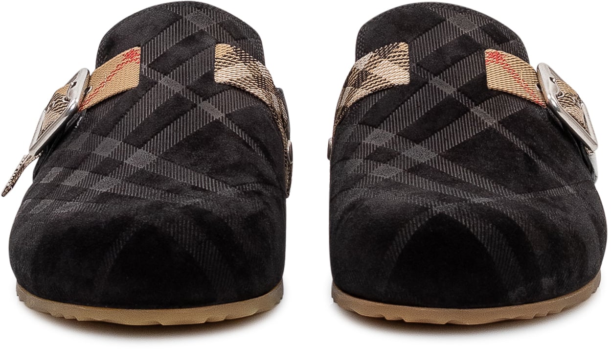 Burberry Mocassino MF Urchin Check Zwart