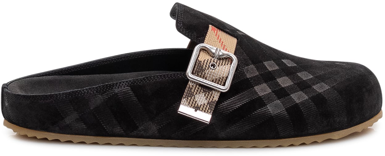 Burberry Mocassino MF Urchin Check Zwart