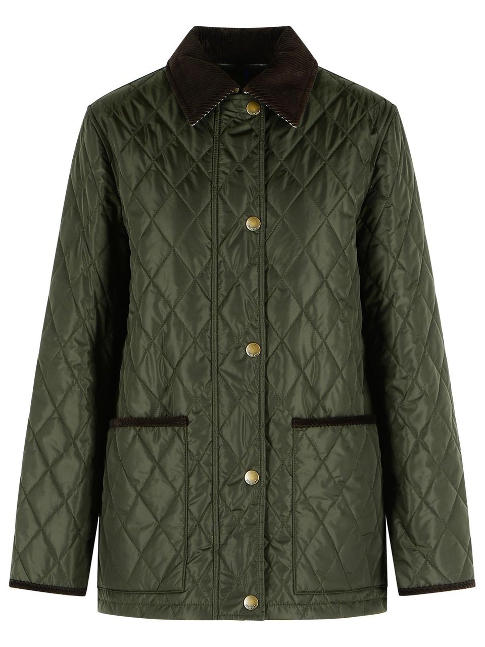 Burberry Green Polyamide Jacket Zwart