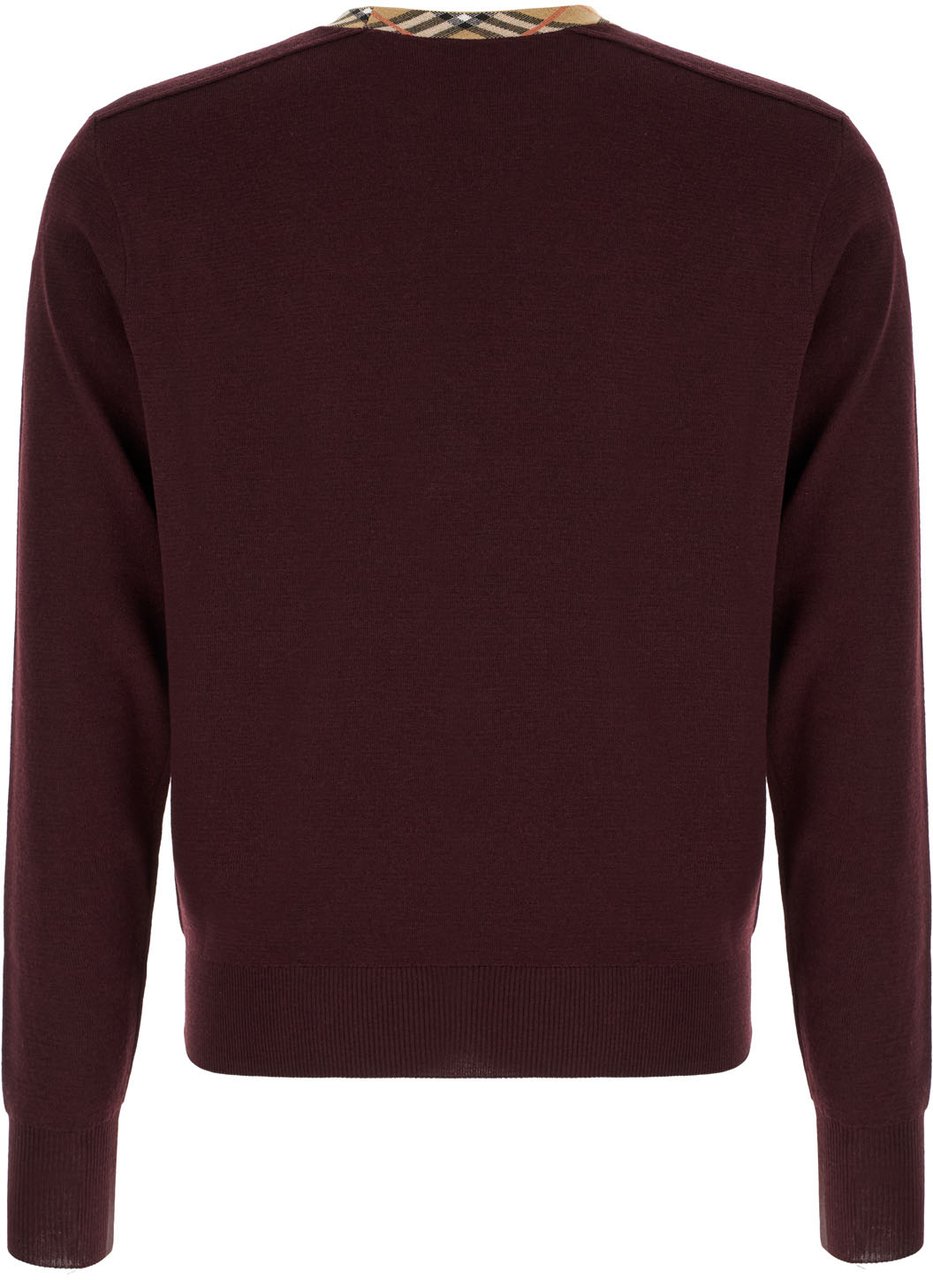 Burberry Burberry Plum wool sweater Paars