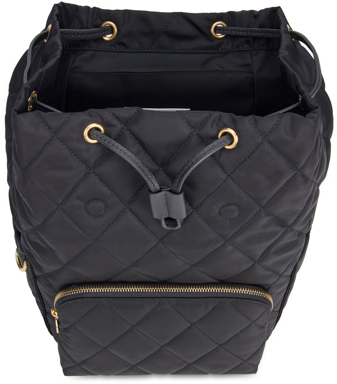 Burberry Mini fabric backpack Zwart