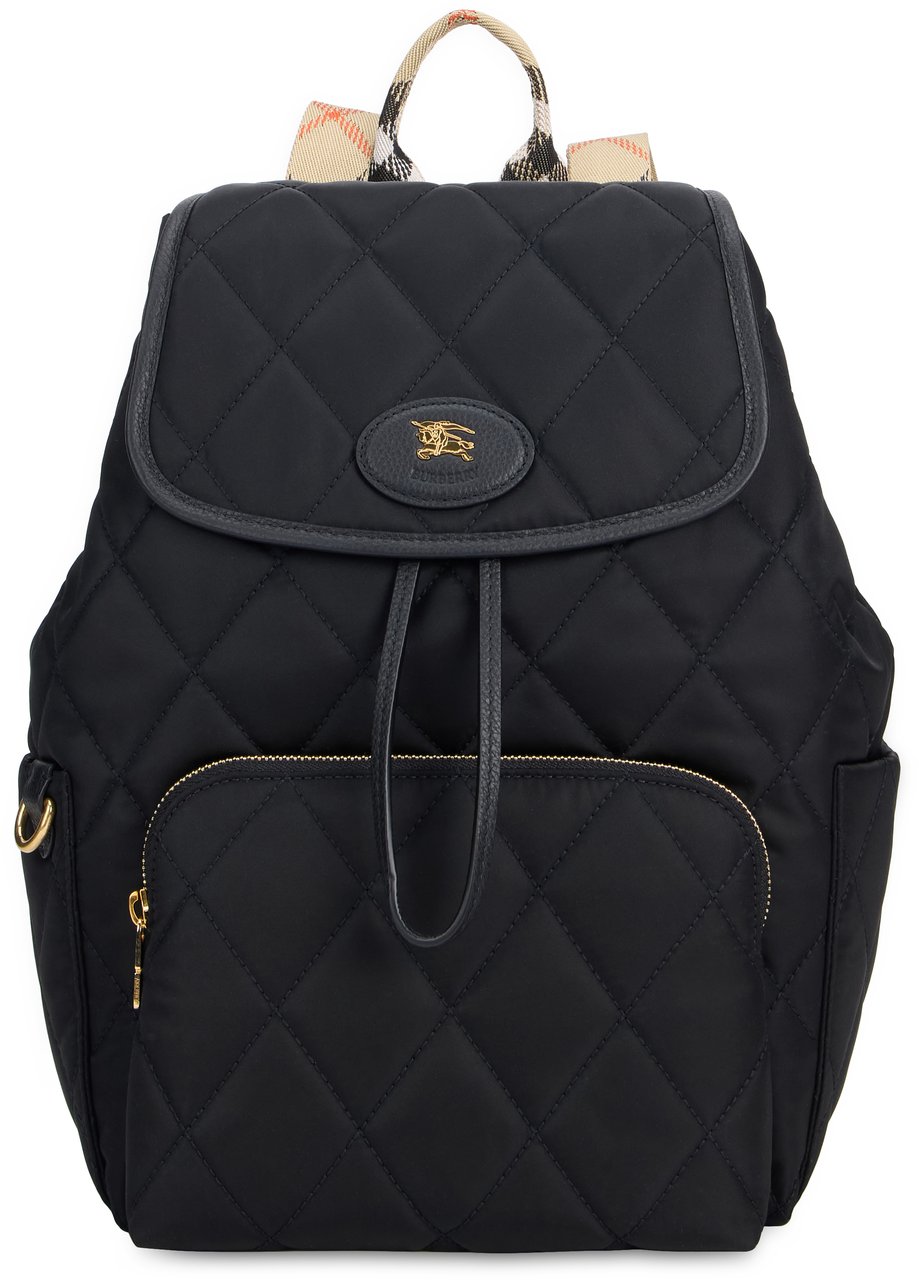 Burberry Mini fabric backpack Zwart