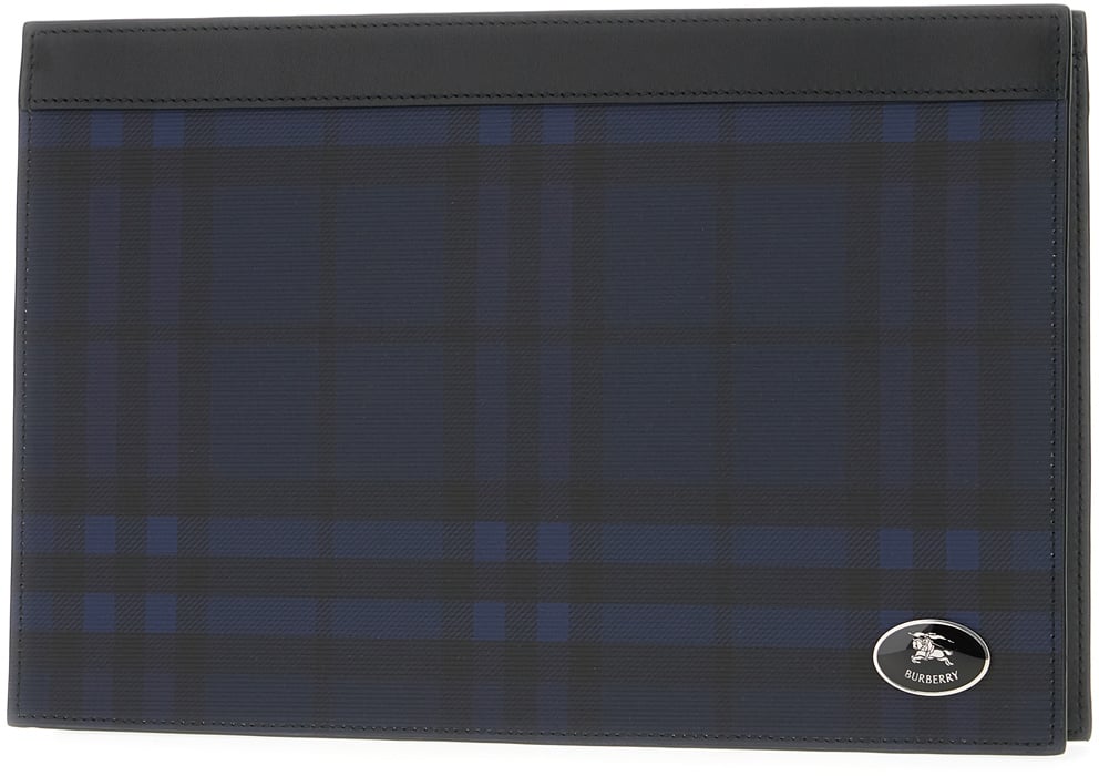 Burberry Burberry Printed leather pouch Divers