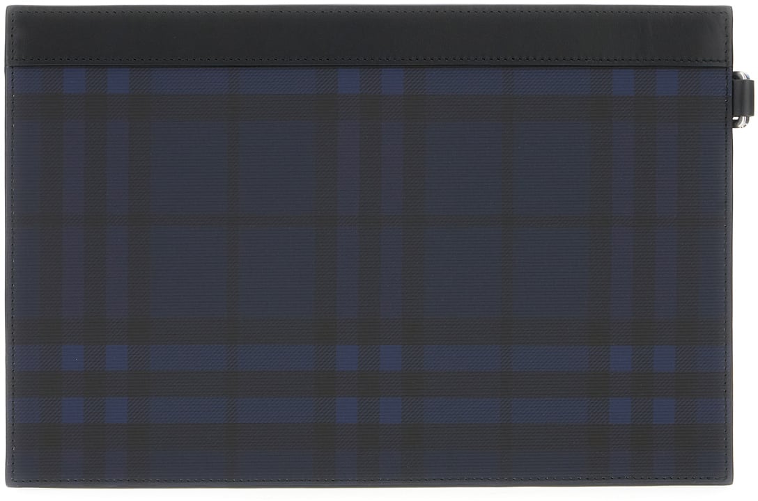 Burberry Burberry Printed leather pouch Divers