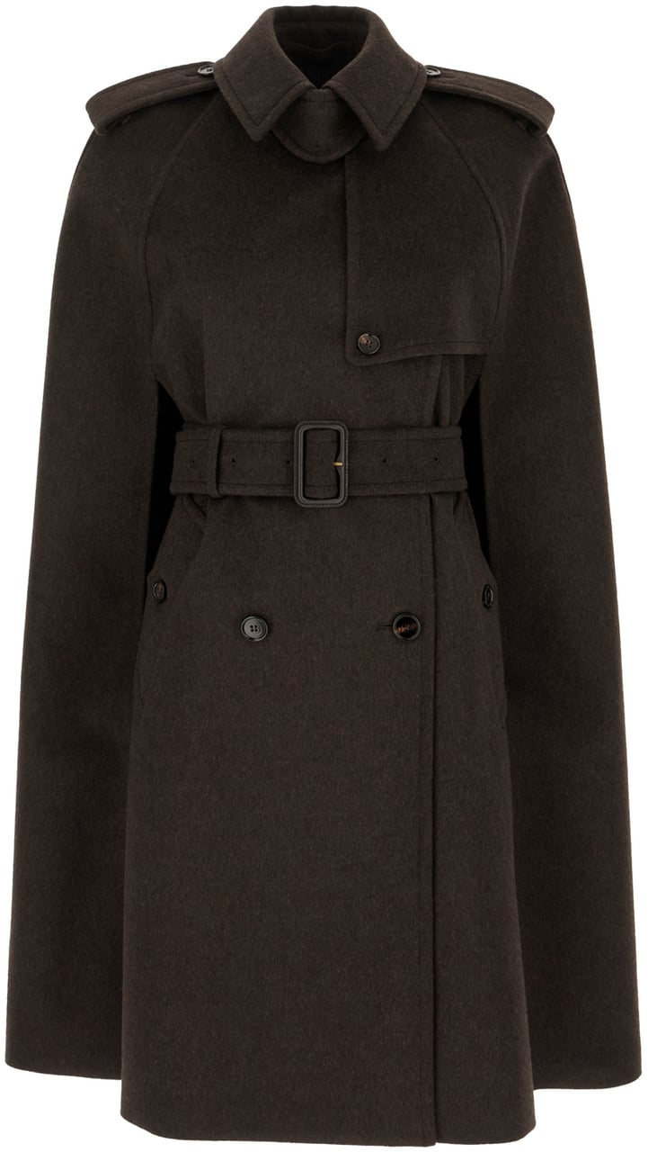 Burberry Burberry Slate cashmere coat Zwart