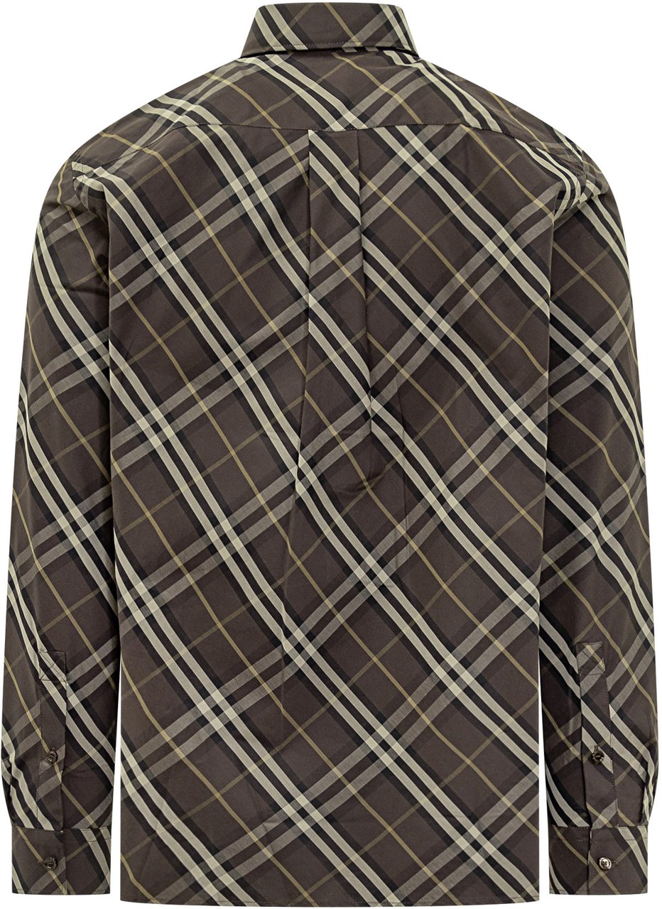 Burberry Burberry Printed poplin shirt Divers