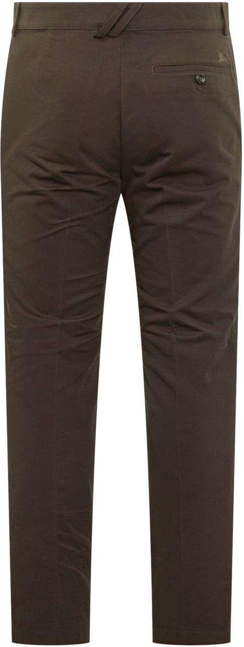 Burberry Burberry Pantaloni Slim Fit in Cotone Stretch Bruin