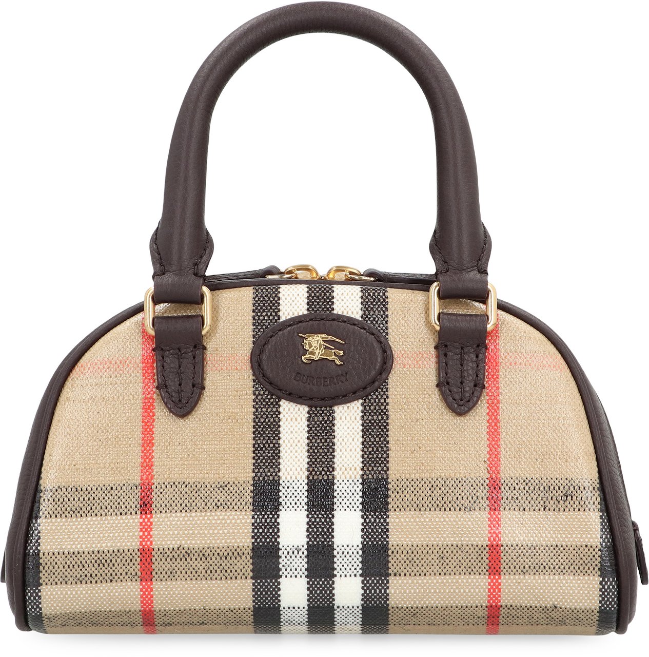 Burberry Bowling bag Highlands mini Neutraal