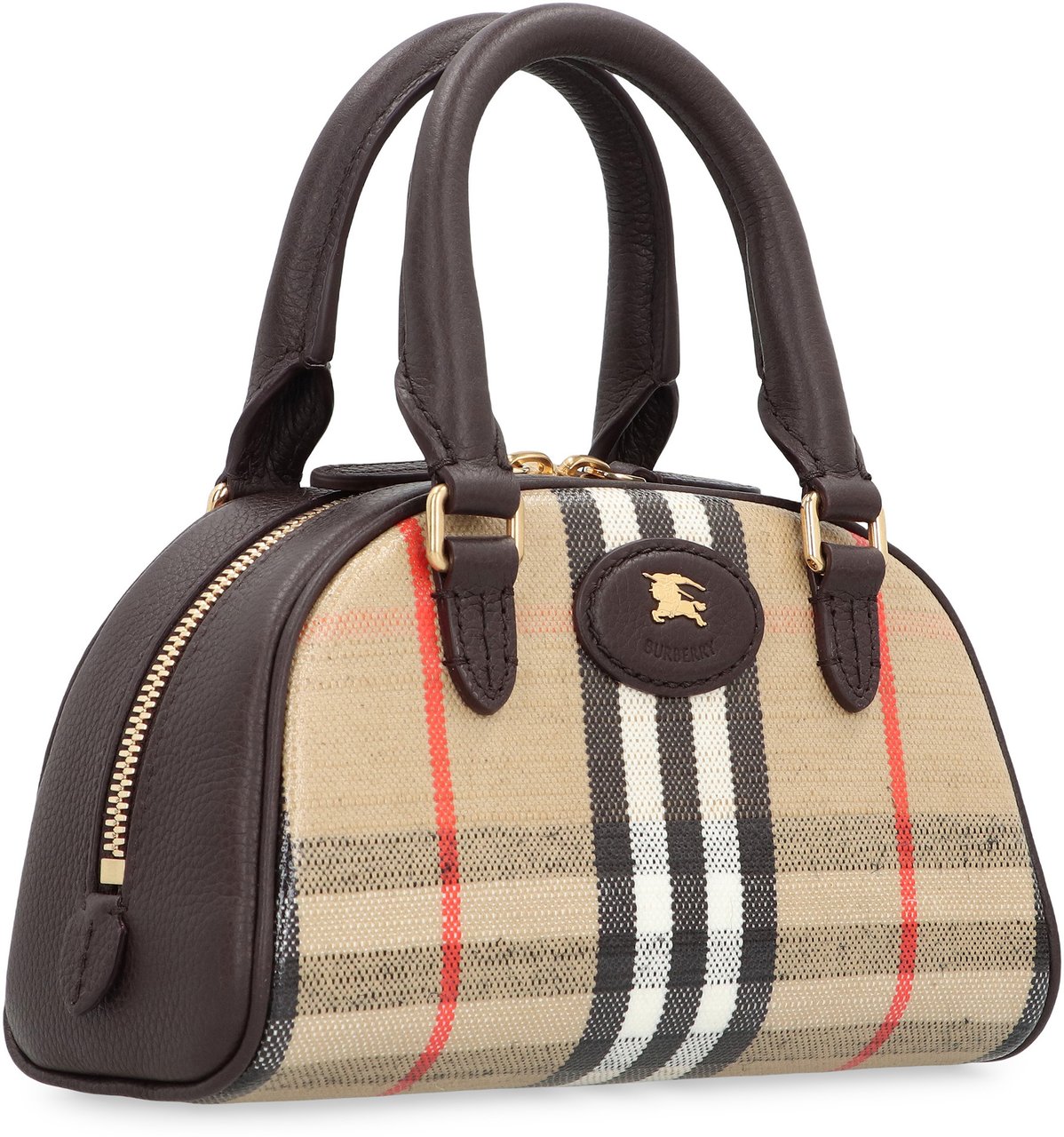Burberry Bowling bag Highlands mini Neutraal