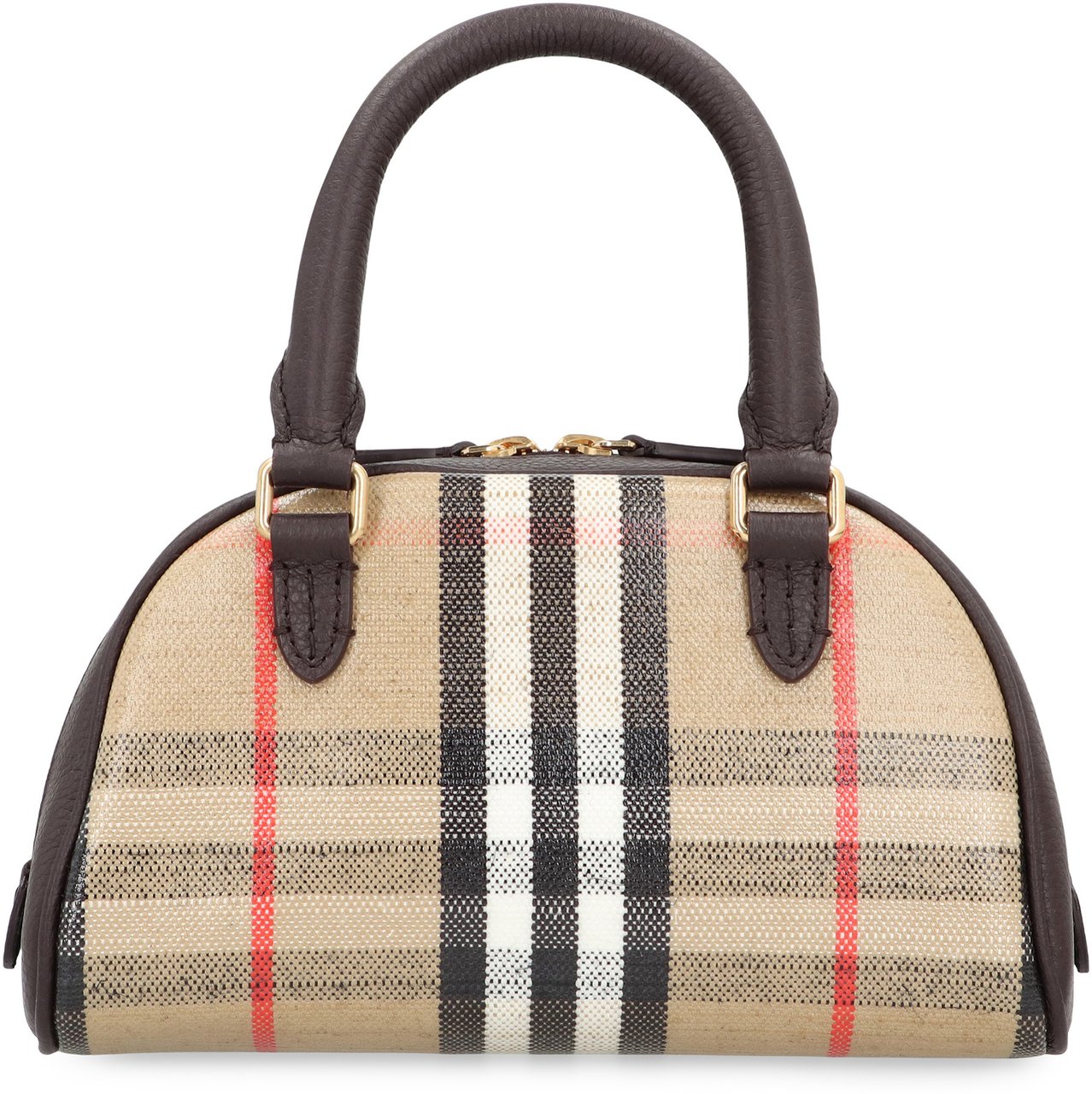 Burberry Bowling bag Highlands mini Neutraal
