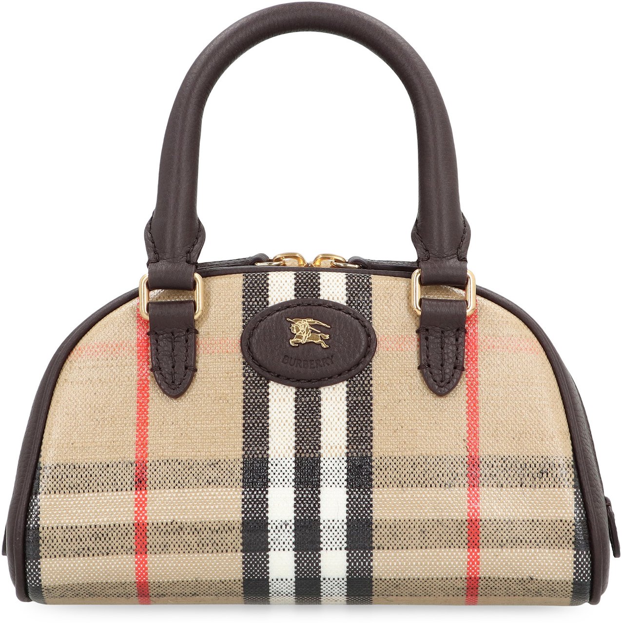 Burberry Bowling bag Highlands mini Neutraal