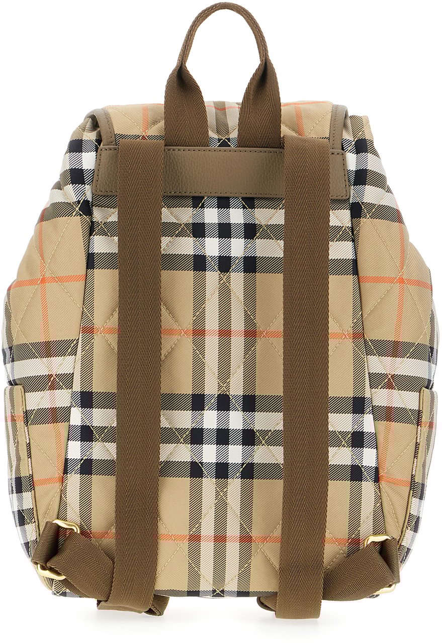 Burberry Burberry Embroidered canvas backpack Divers