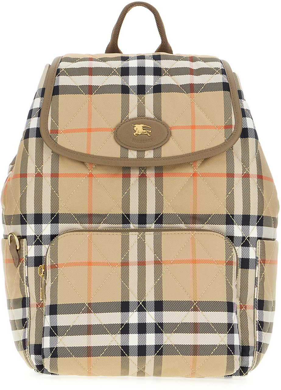 Burberry Burberry Embroidered canvas backpack Divers