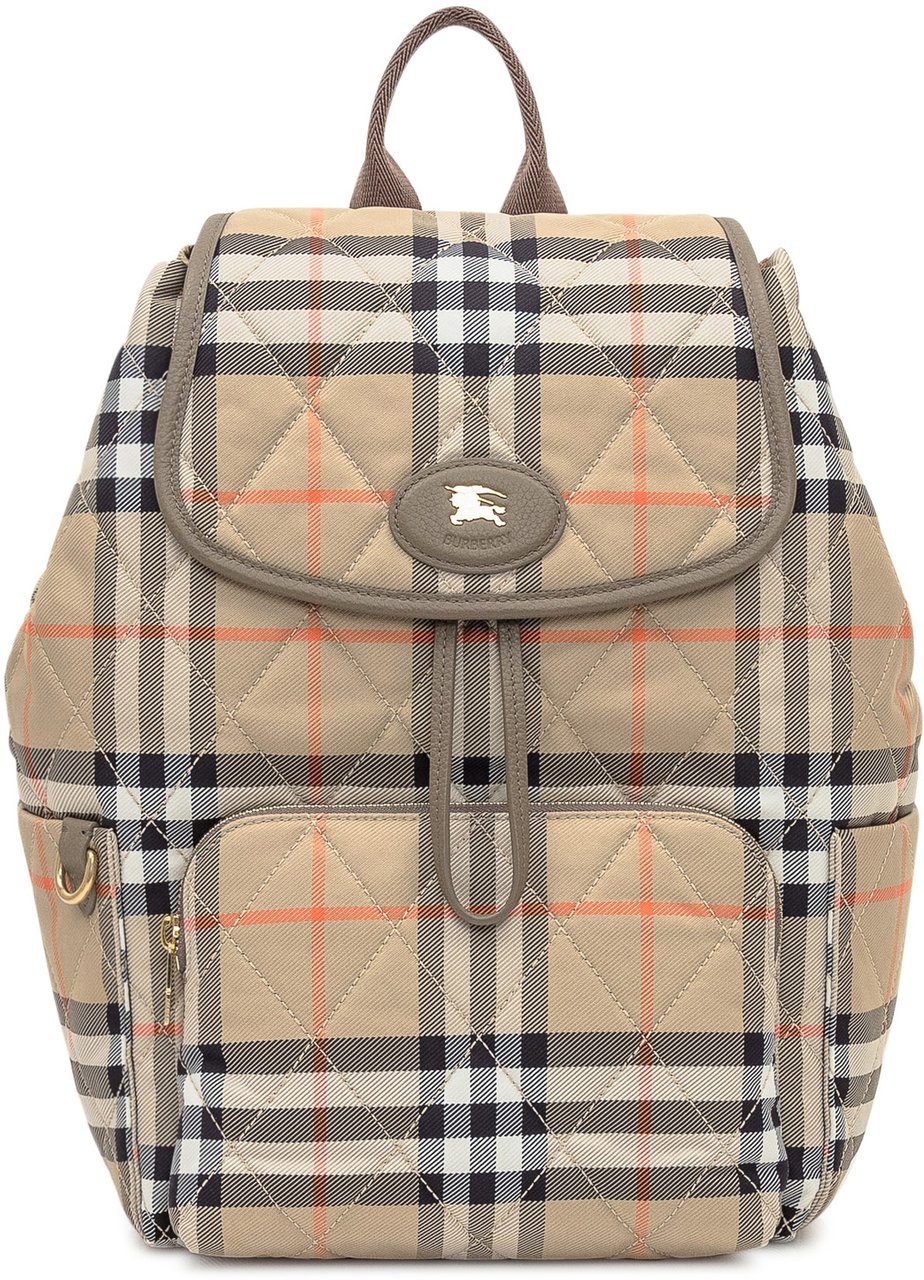 Burberry Burberry Embroidered canvas backpack Divers