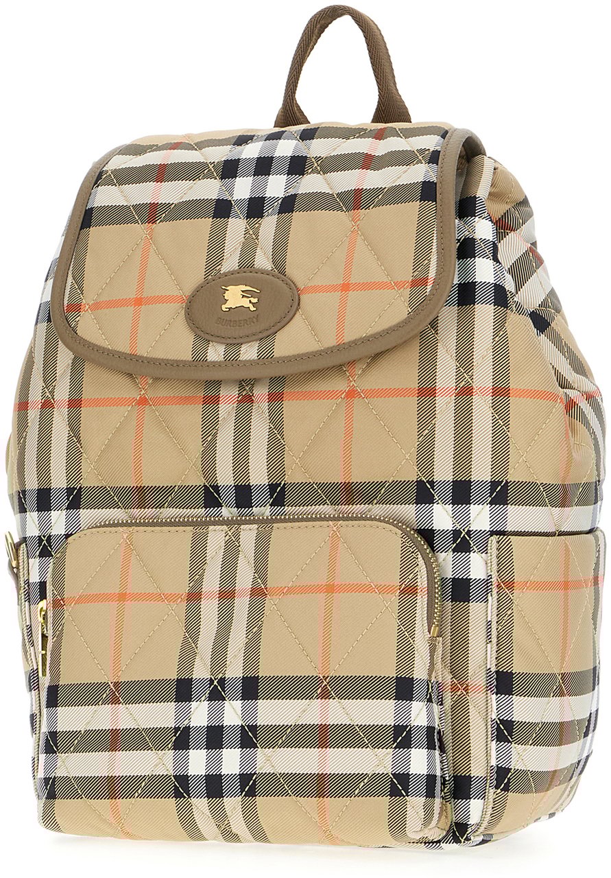Burberry Burberry Embroidered canvas backpack Divers