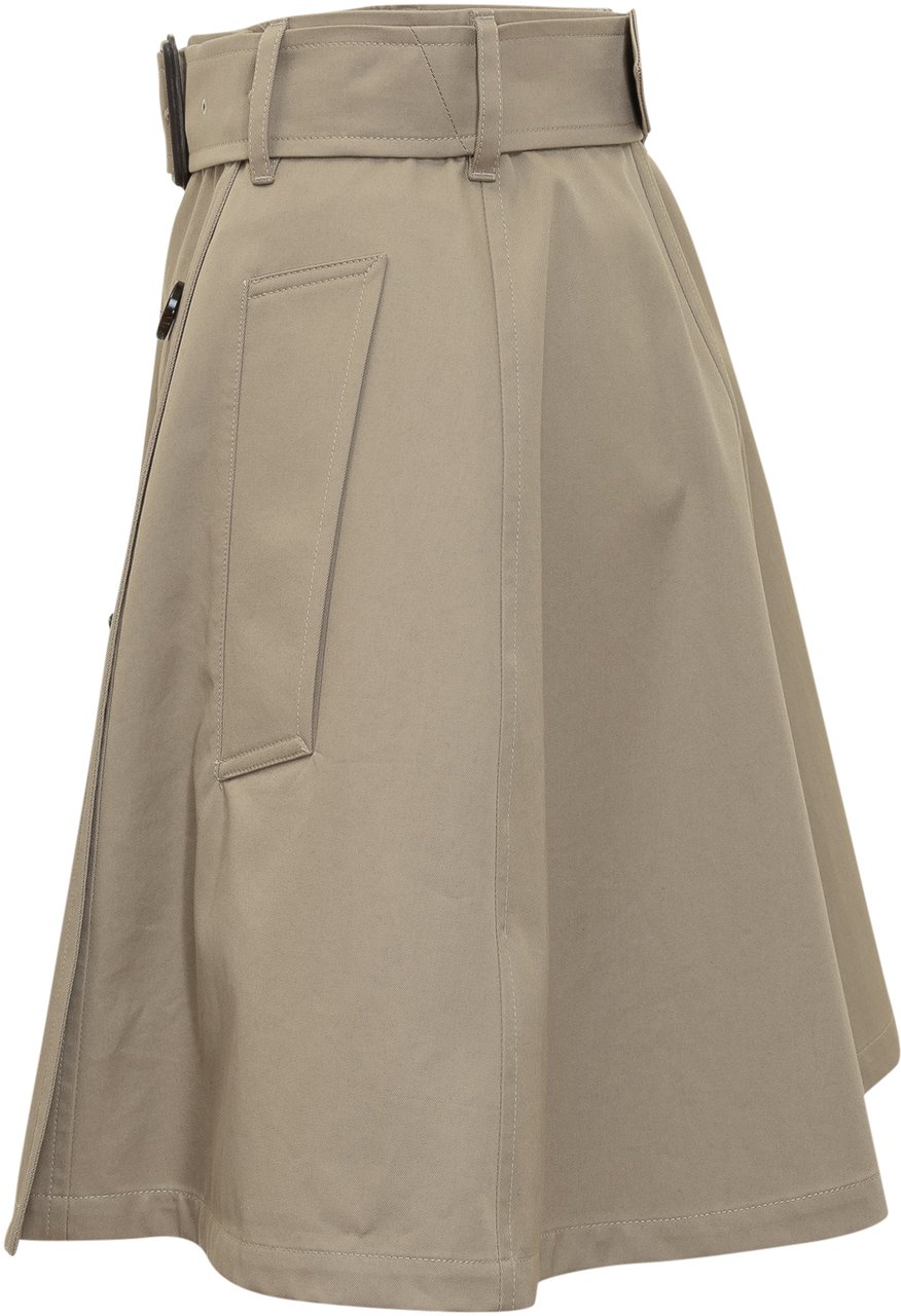 Burberry Burberry Gonna Trench con Cintura Beige
